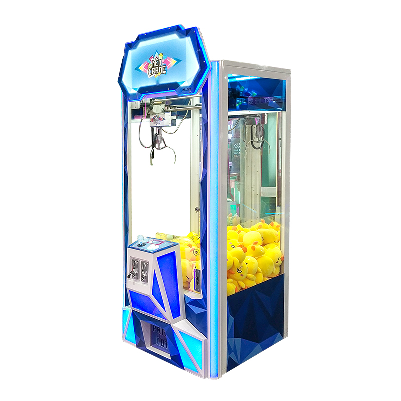 Arcade Toy Claw Vending Machine - Spielzeug-Plüsch-Kranautomat, Münzbetriebenes Arcade-Spiel, Geldschein-Akzeptor, Neo-Kran, Unterhaltsames