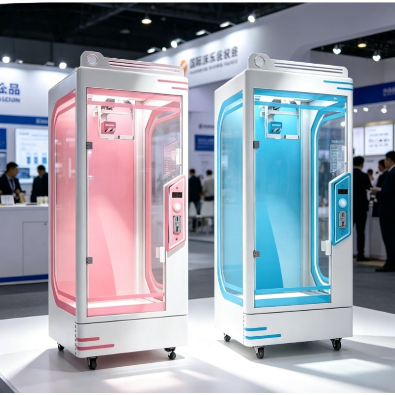 Arcade Toy Vending Machine - Kundenspezifischer münzbetriebener rosa Date-Cut-Preismaschine, Arcade-Scherenklauen-Geschenkautomat für