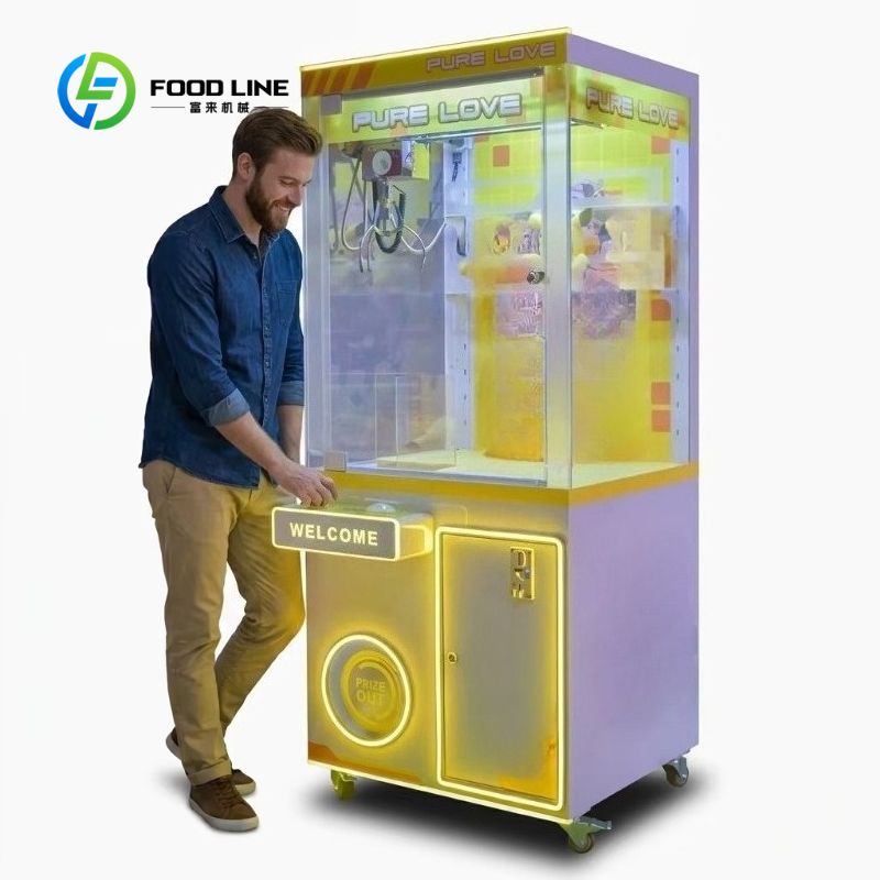 Arcade Toy Vending Machine - Maßgefertigter Automatischer Greifautomat Münzbetriebener Plüschtier-Greifer Metall-Arcade-Spiel