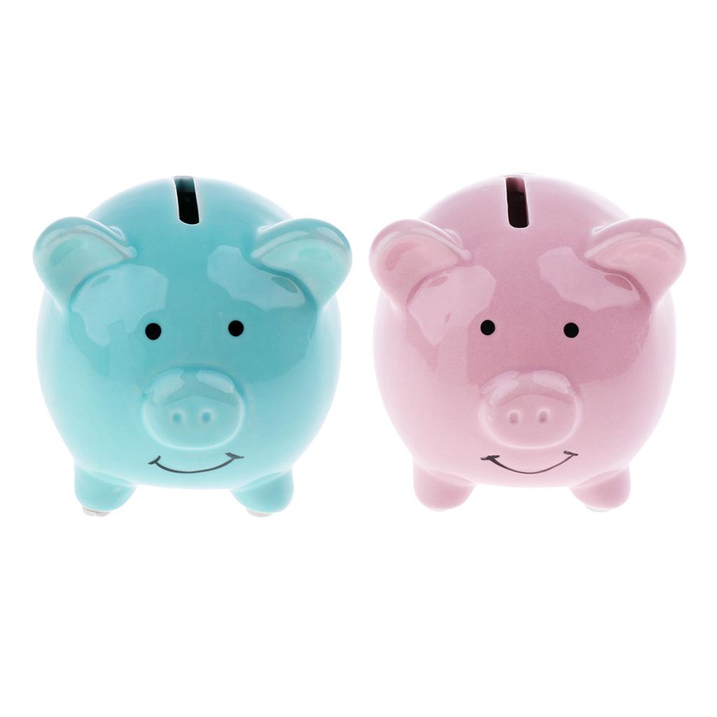 Coin Operated Kiddie Ride - Kindersparschwein, Keramik-Spardose für Kinder, Münzsparnis, sicheres