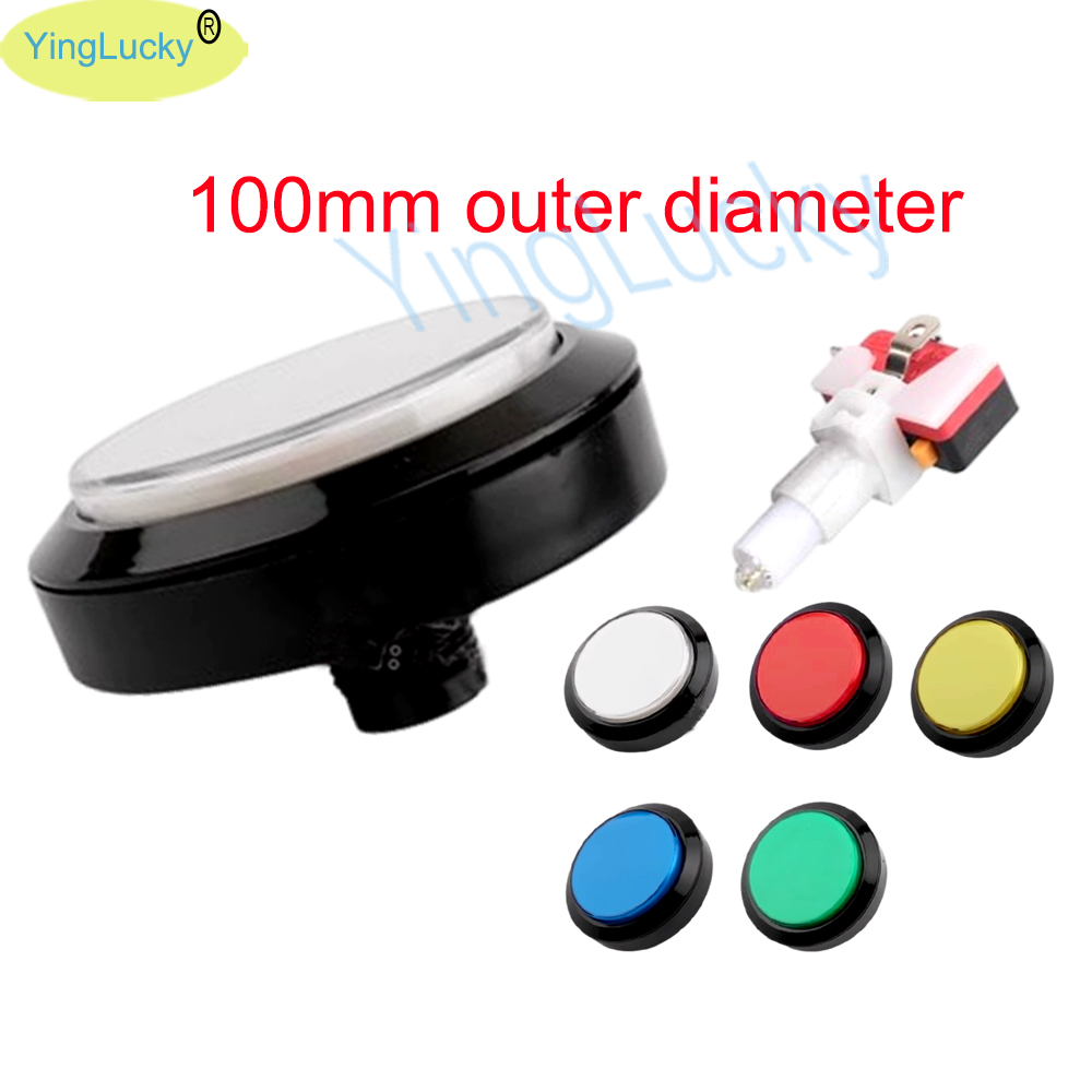 12V Arcade LED-Taste 100mm Fla – Arcade Vibes Bewertung und Preis