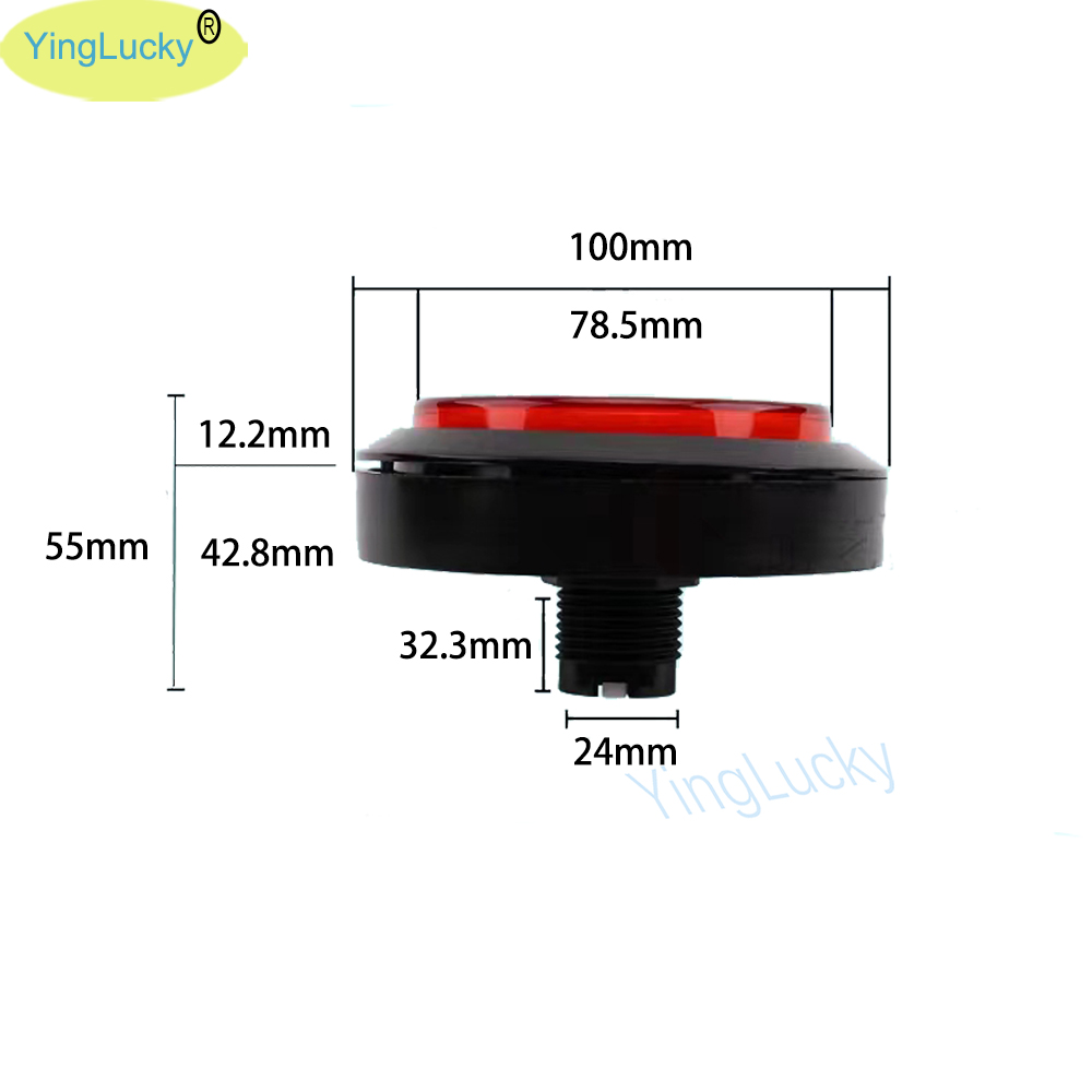 12V Arcade LED-Taste 100mm Fla – Arcade Vibes Bewertung und Preis
